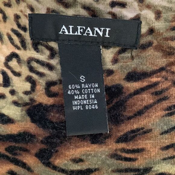 Alfani Women’s Enimals Print Sleeveless Top Size S - Picture 5 of 5